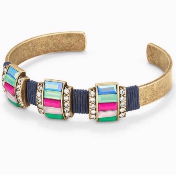 STELLA & DOT Moxie Gem Cuff Bracelet - Picture 2 of 3